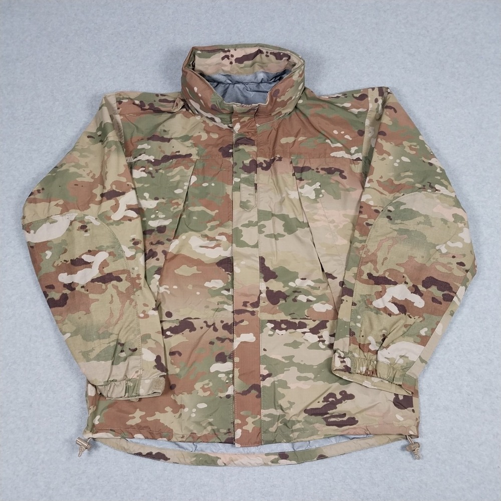 Military Jacket Small OCP Multicam Extreme Cold Wet Weather GEN III Hidden Hood